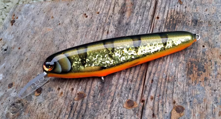 Twerker crank Oliveglitter Orangebellyperch