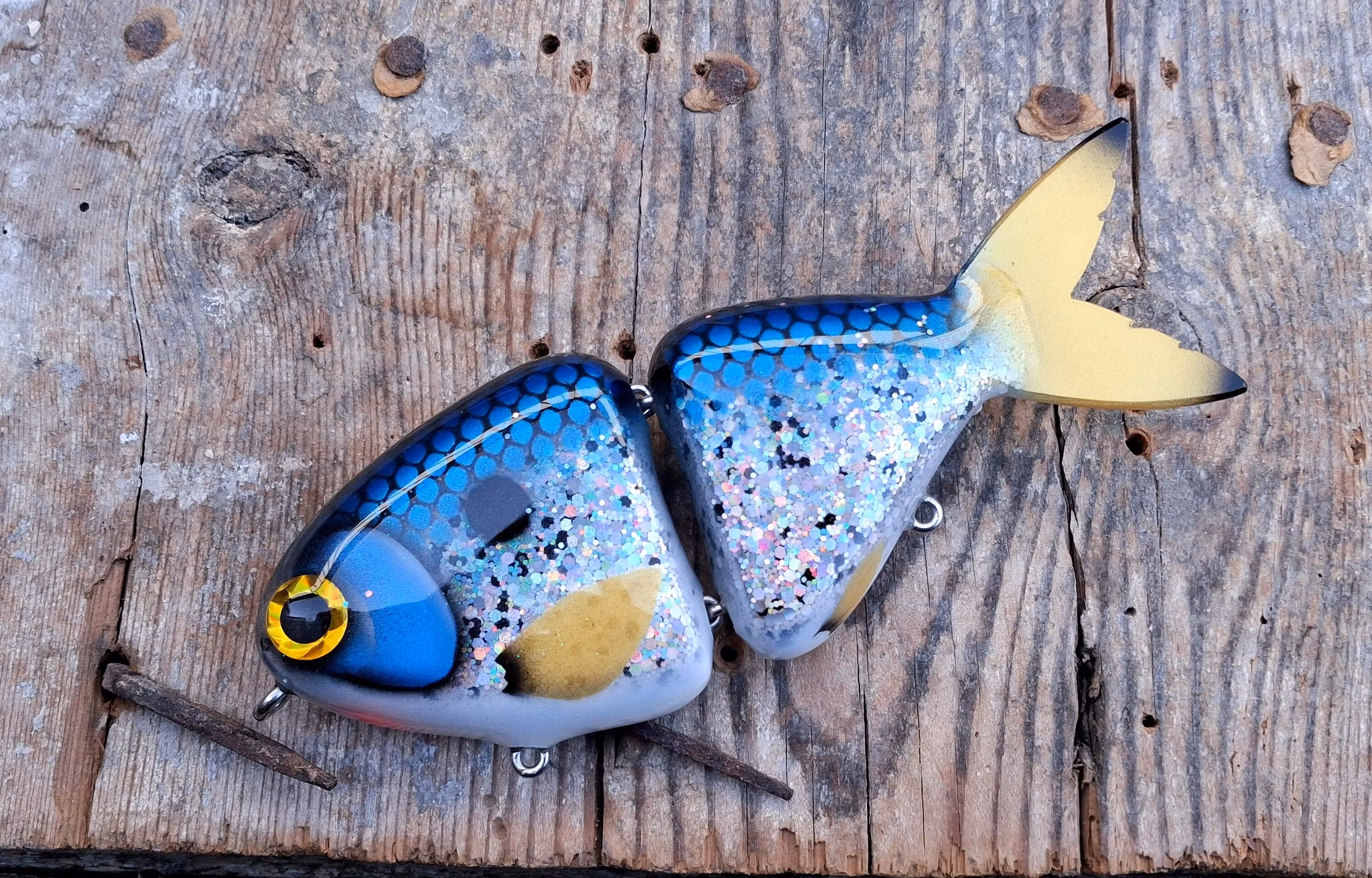 Preyfish 6" BluesilverglitterShad