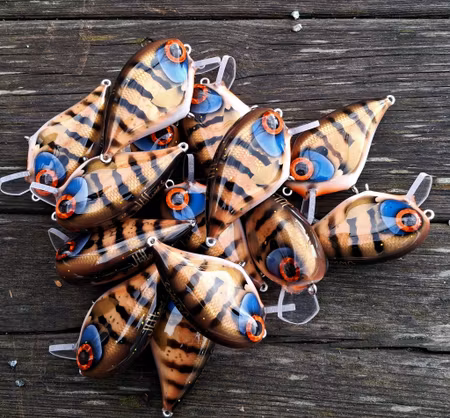 Bassmaster Crank 'Naked wood Bluegill'