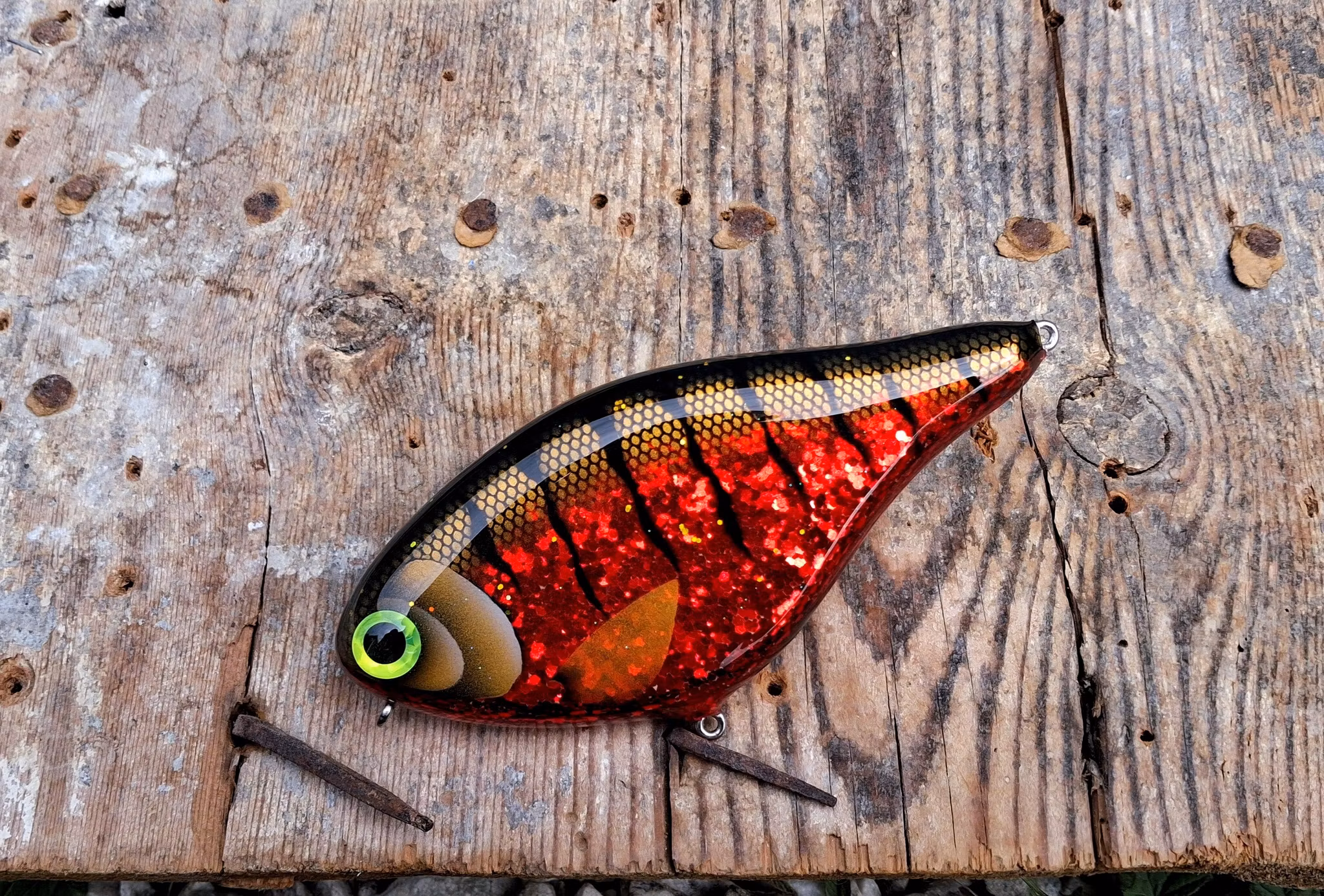 SlimSwim RedGlitterTiger