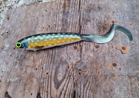 Twitchtail crank 'Goldenholographic pike'