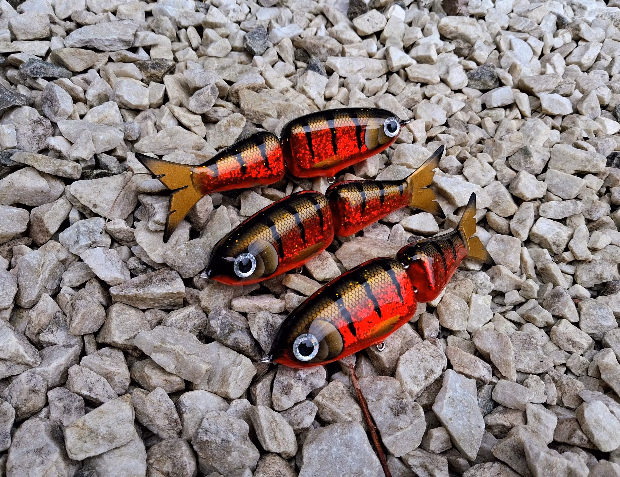 JW Jointed Drumstick 'RedGlitterTiger'