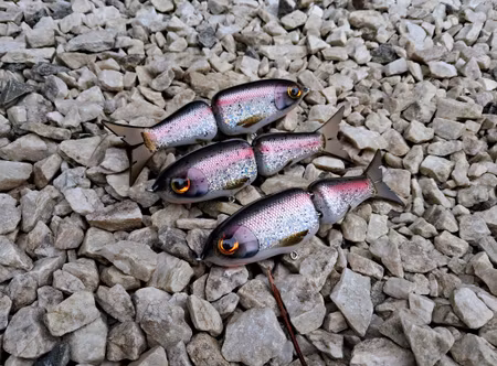JW Jointed Drumstick 'Holographic Rainbowtrout'