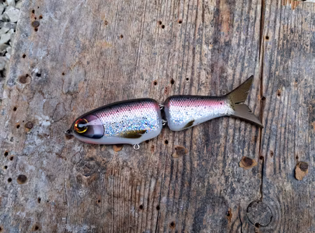 JW Jointed Drumstick 'Holographic Rainbowtrout'