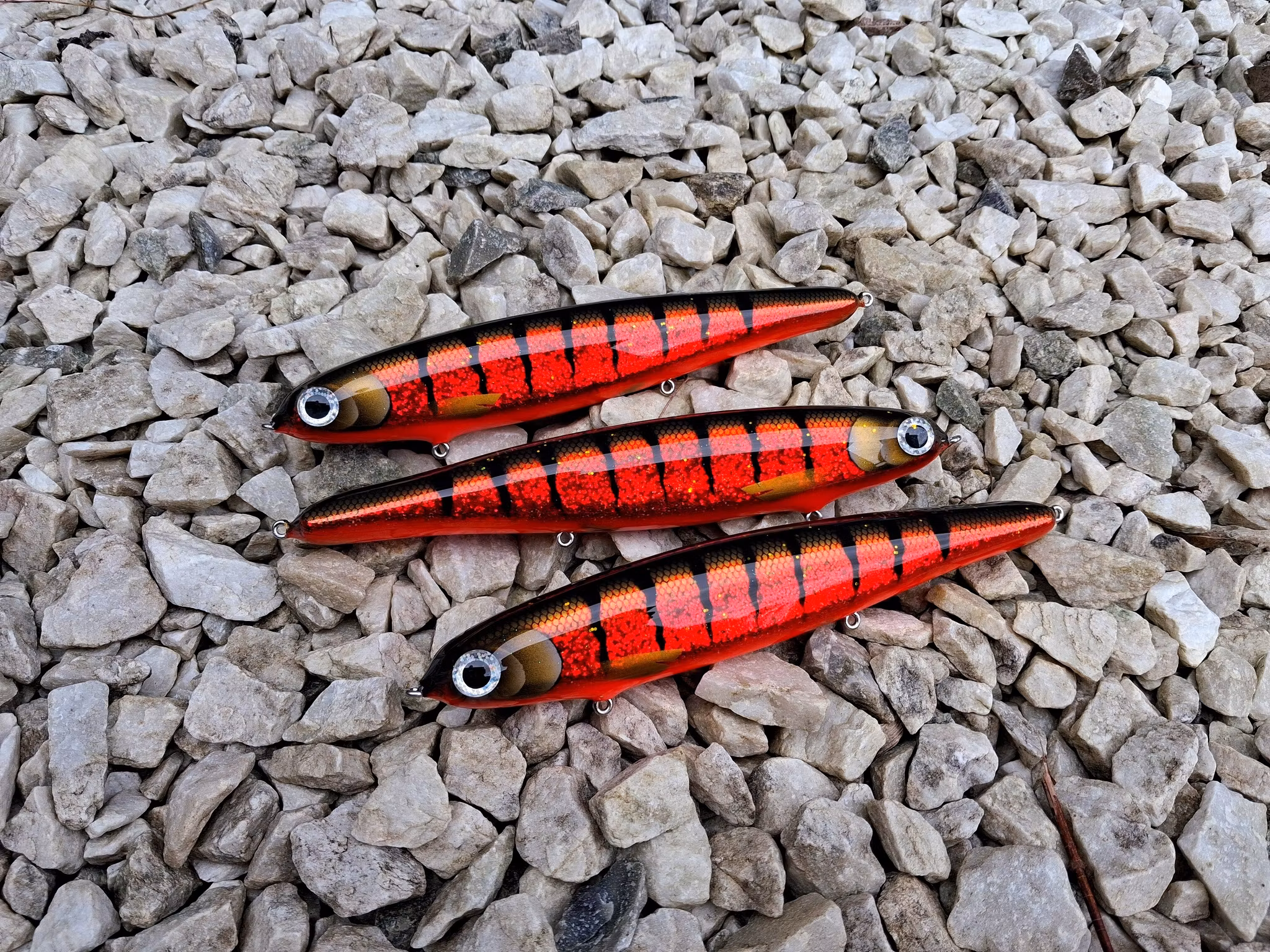 JW Stickan 'RedGlitterTiger'