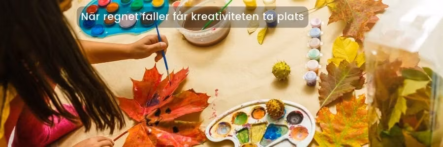 Pyssel för regniga dagar kreativitet i höst 🍂