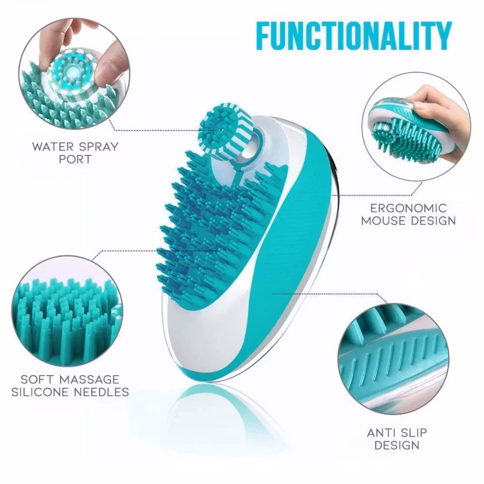 massageborste för tvätt hund - katt