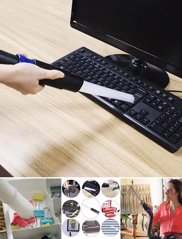 Effektivt sätt rengöra små föremål Dust Pro Brush.