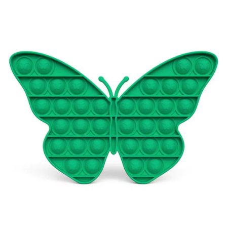 Pop It Fidget Toy fjäril stressleksak i silikon