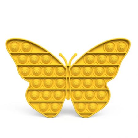 Pop It Fidget Toy fjäril stressleksak i silikon
