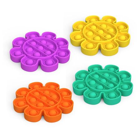 Pop It Fidget Toy blomma – stresslindrande leksak