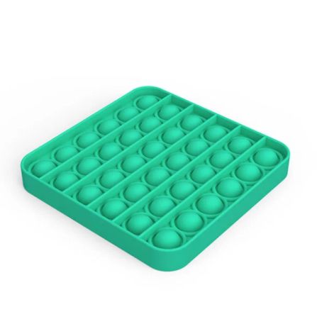Fyrkantig Pop It Fidget Toy – Färgglad stresslindring