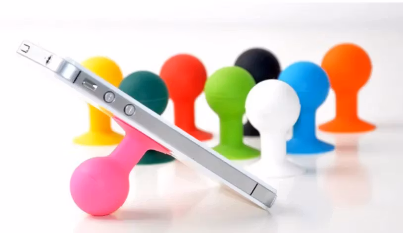 Smidig mobiltelefonhållare i silikon flera färger