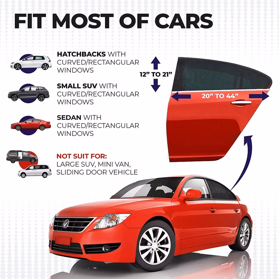 Smidigt solskydd för bilen