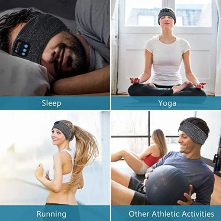 Pannband med bluetooth – Sovhörlurar