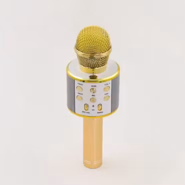 Bluetooth karaoke mikrofon med högtalare