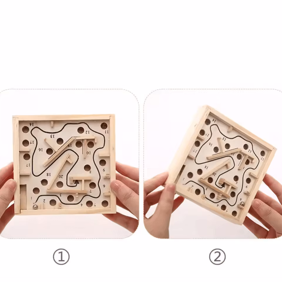 Köp labyrintspel med kula mini från Coolasteprylarna.se