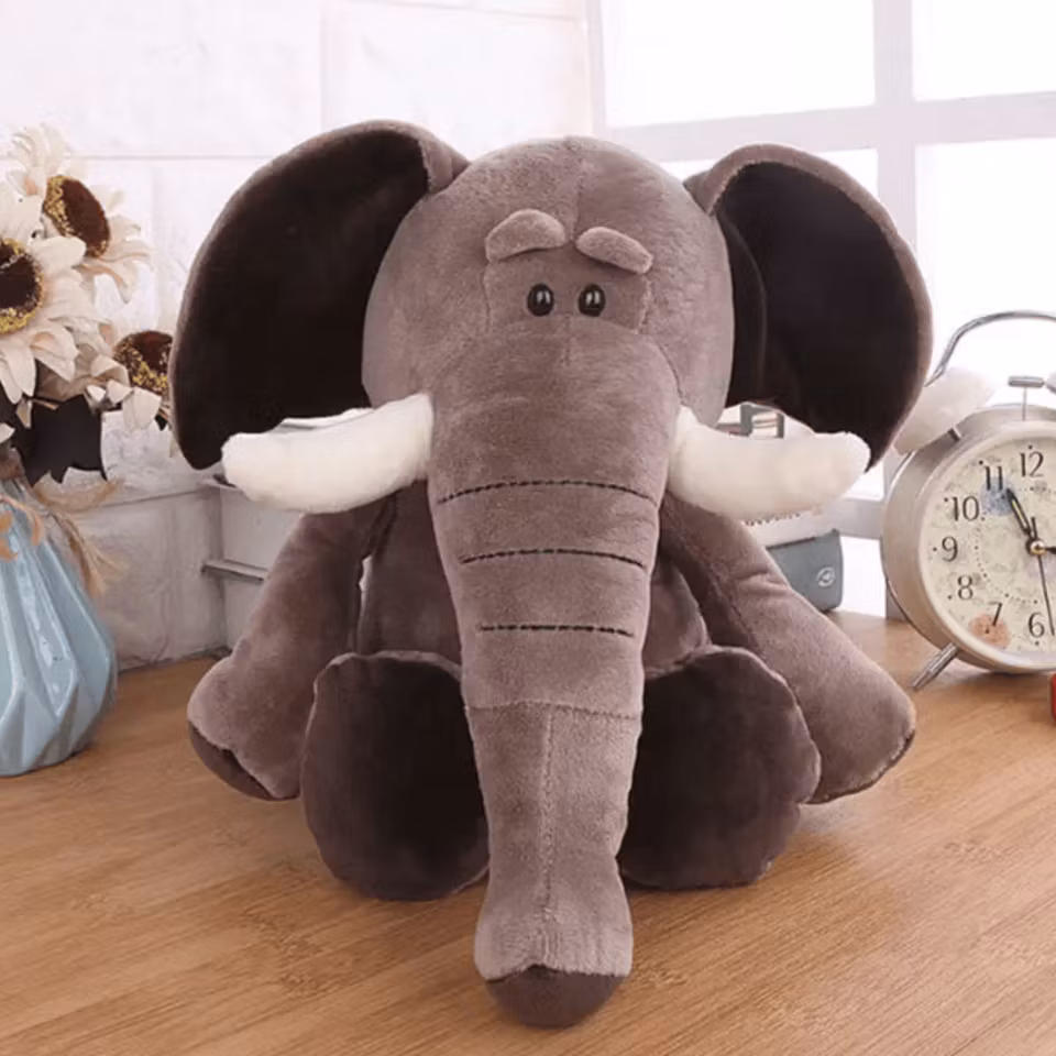 Ett gosedjur en elefant