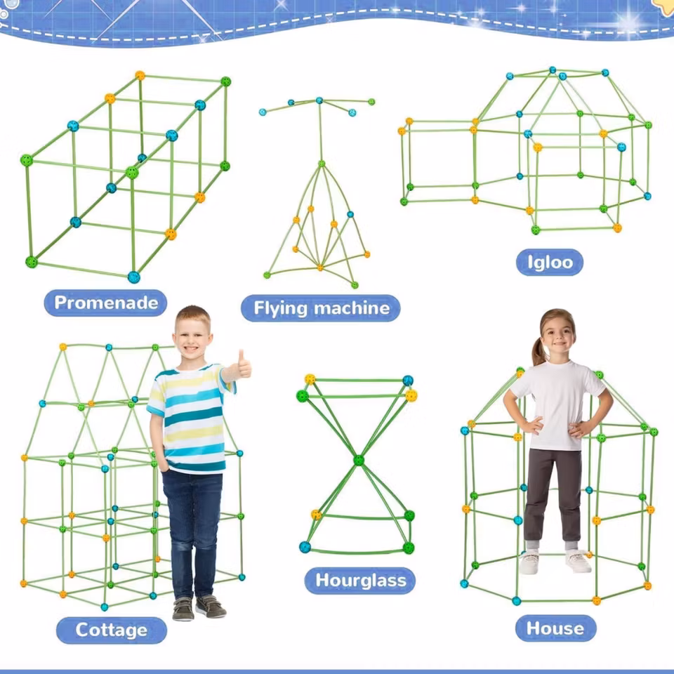 Köp pedagogisk byggsats för lek och kreativitet, lär genom lek