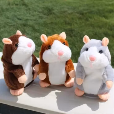 Talande hamster interaktiv leksak som härmar ljud