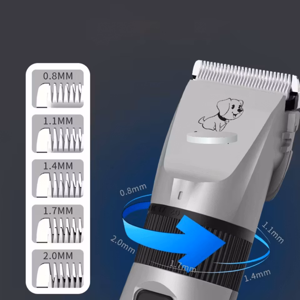 Köp hundtrimmer med tillbehör från Coolasteprylarna lågt ljud