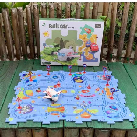 Montessori bilbana – Byggbar racerbana för barn