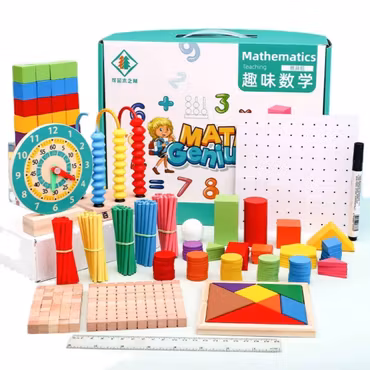 Montessori matematikset i trä lekfullt lärande från 3 år