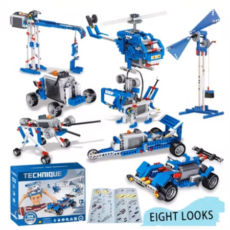 STEM-byggsats för barn – 396 delar teknik & lek