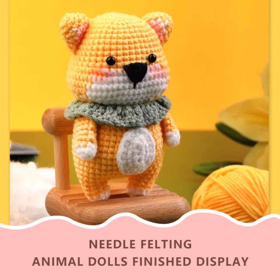 Animal Crochet Kit - Perfekt DIY för nybörjare