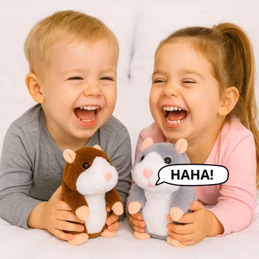 Talande hamster interaktiv leksak som härmar ljud