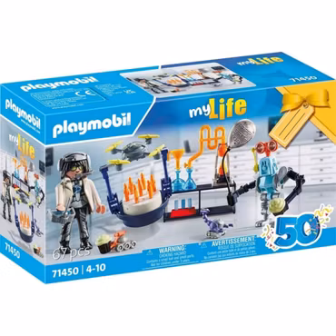Playmobil Forskare med robotar 71450