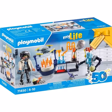 Playmobil Forskare med robotar 71450