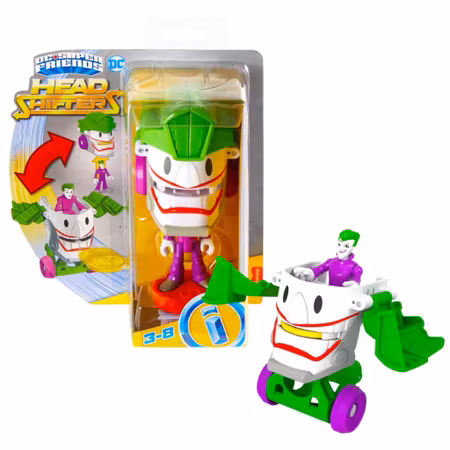 Jokermobil med figur – Fisher-Price DC