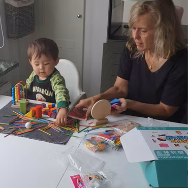 Montessori matematikset i trä lekfullt lärande från 3 år