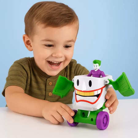 Jokermobil med figur – Fisher-Price DC