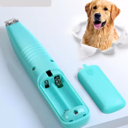 Tyst och sladdlös trimmer för hund