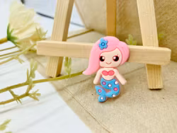 Figur i gummi - Havfrue