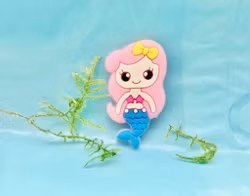 Figur i gummi - Havfrue