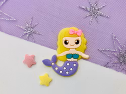 Figur i gummi - Havfrue