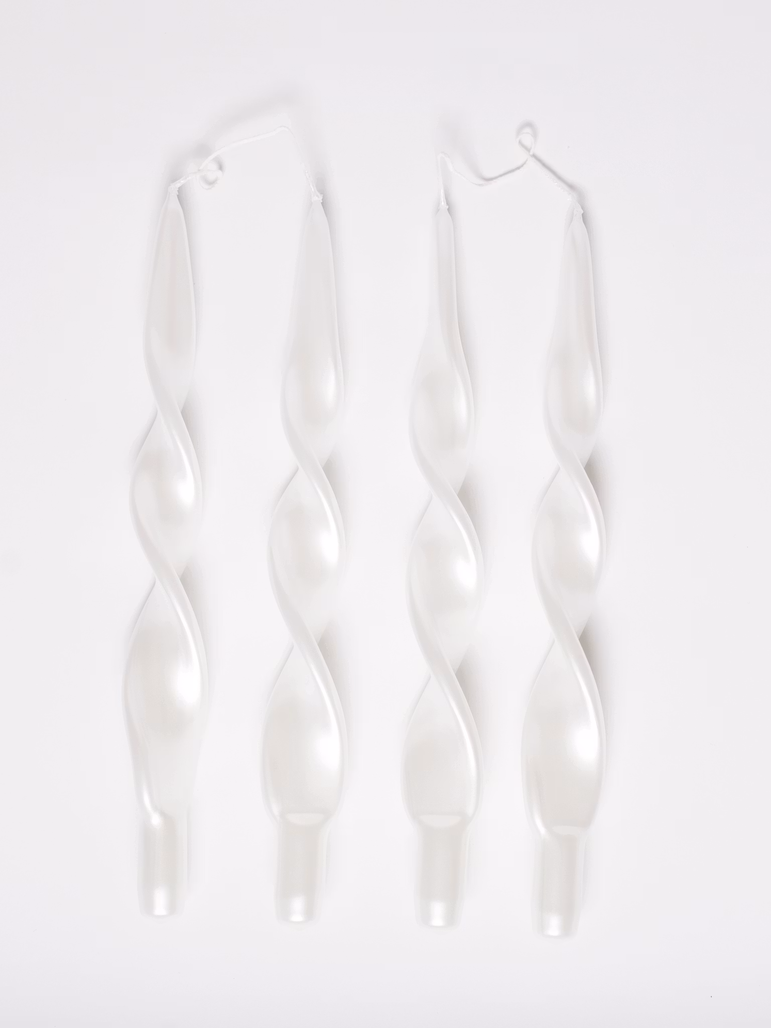 Twistlys hvit perle, 4 pk