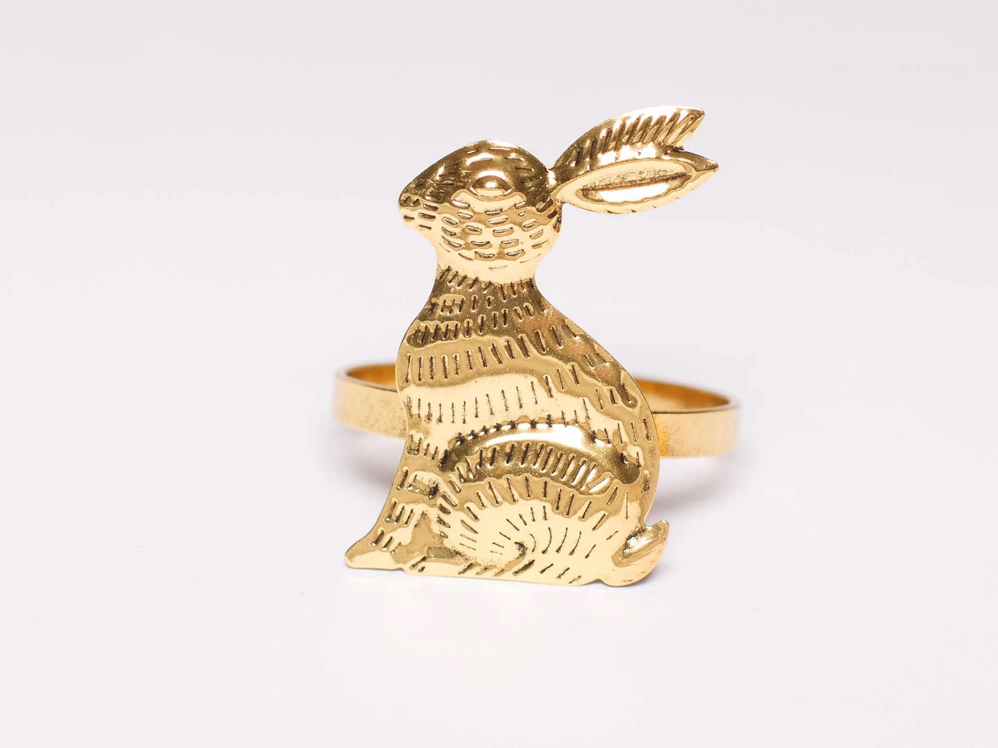 Serviettringer hare