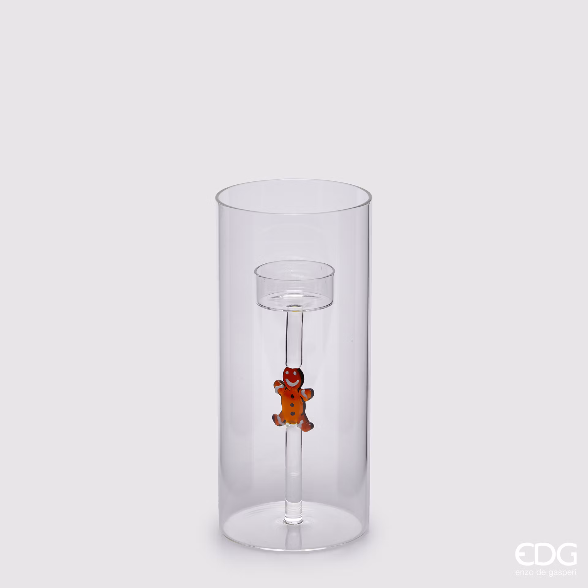 Pepperkakelysestaker glass