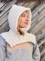 Stickad hood