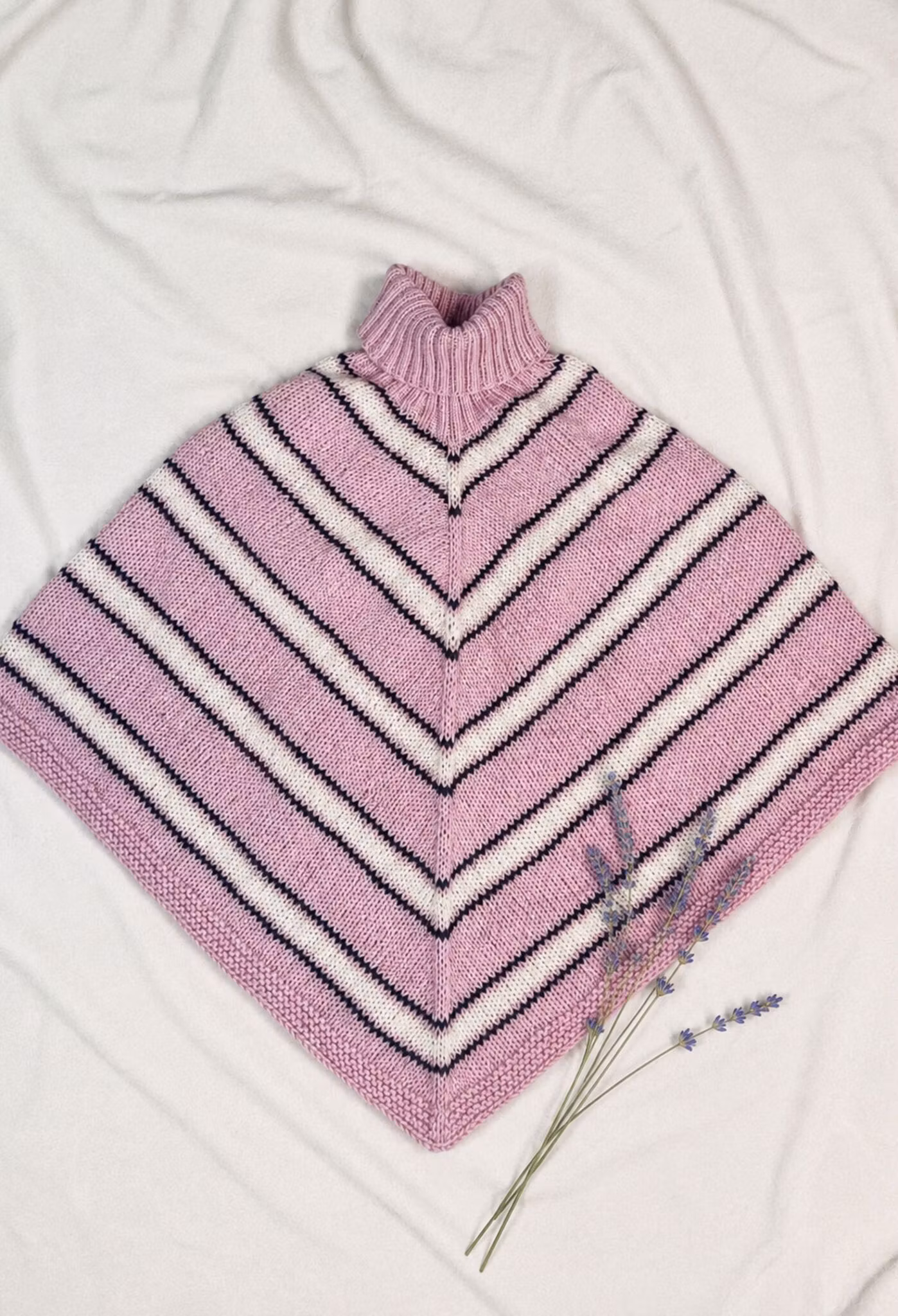 Rosengryning poncho