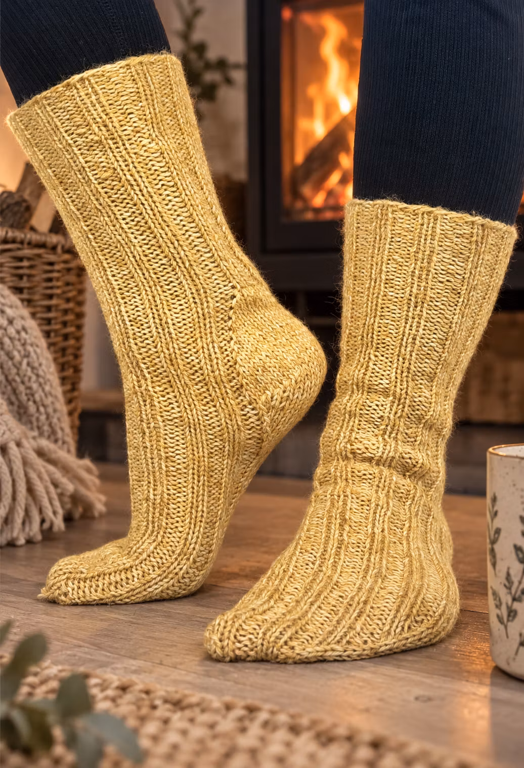 Diamond rib sockor