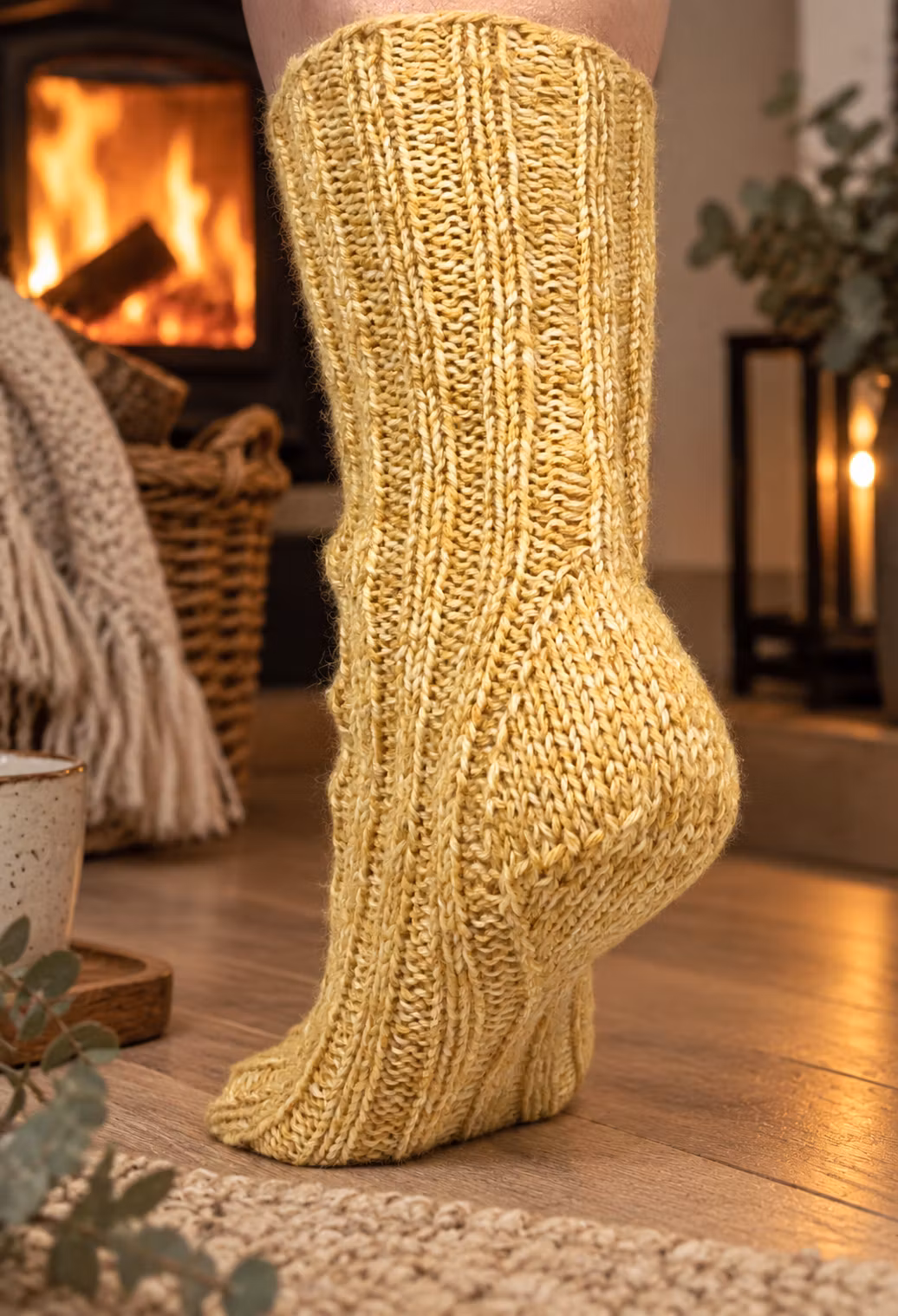Diamond rib sockor