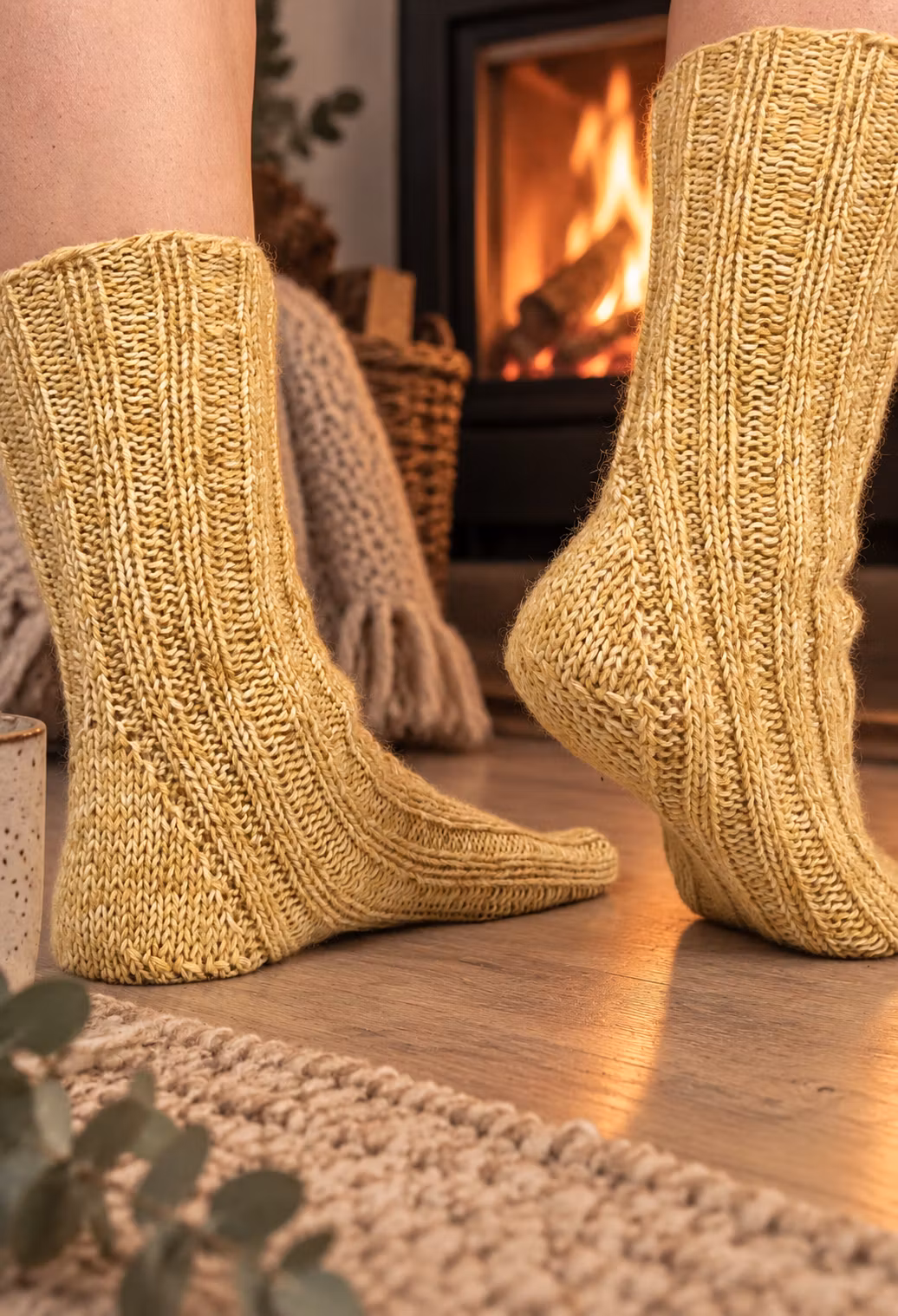 Diamond rib sockor