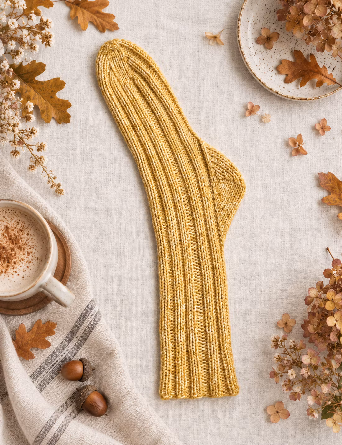 Diamond rib sockor