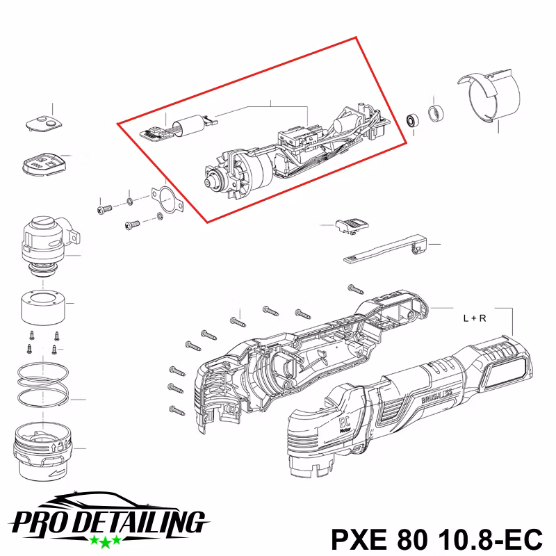 Flex PXE 80 Komplett motor