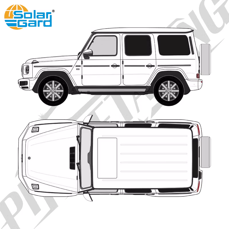 Färdigskuren solfilm - Mercedes-Benz G-Klass - 2019-